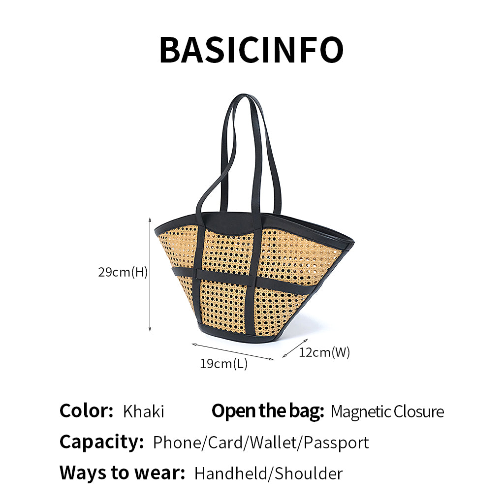 Women's shopping basket bags