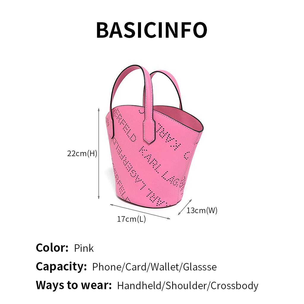 Personalized bucket bag