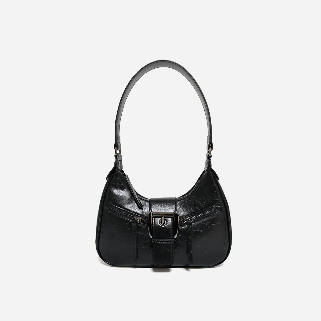 Genuine leather underarm bag