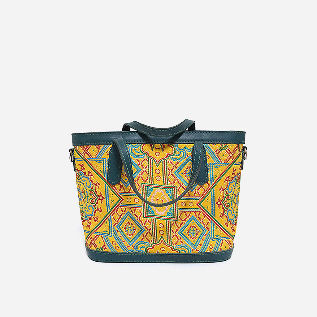 Chinese Style Basket Tote Bag