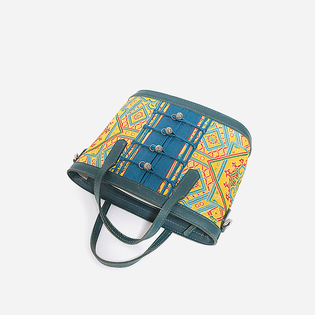 Chinese Style Basket Tote Bag