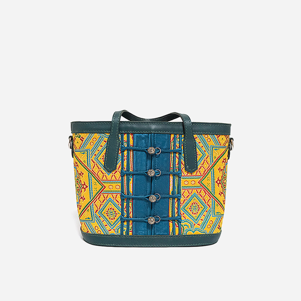 Chinese Style Basket Tote Bag