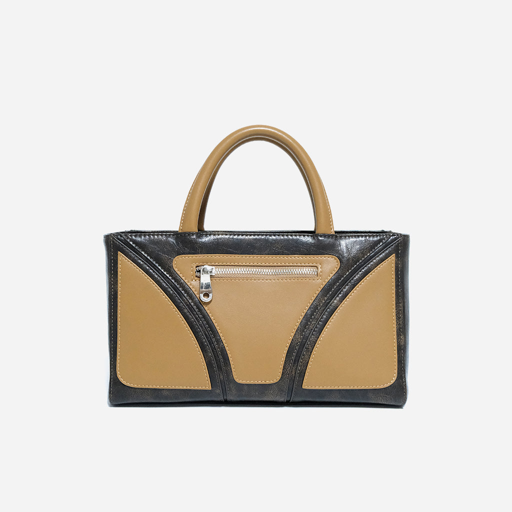 Two-tone handbag