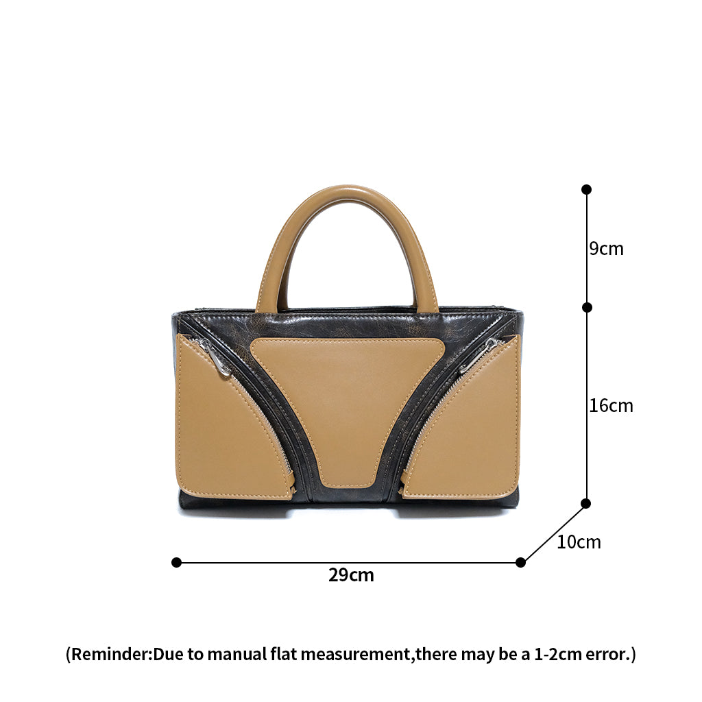 Two-tone handbag