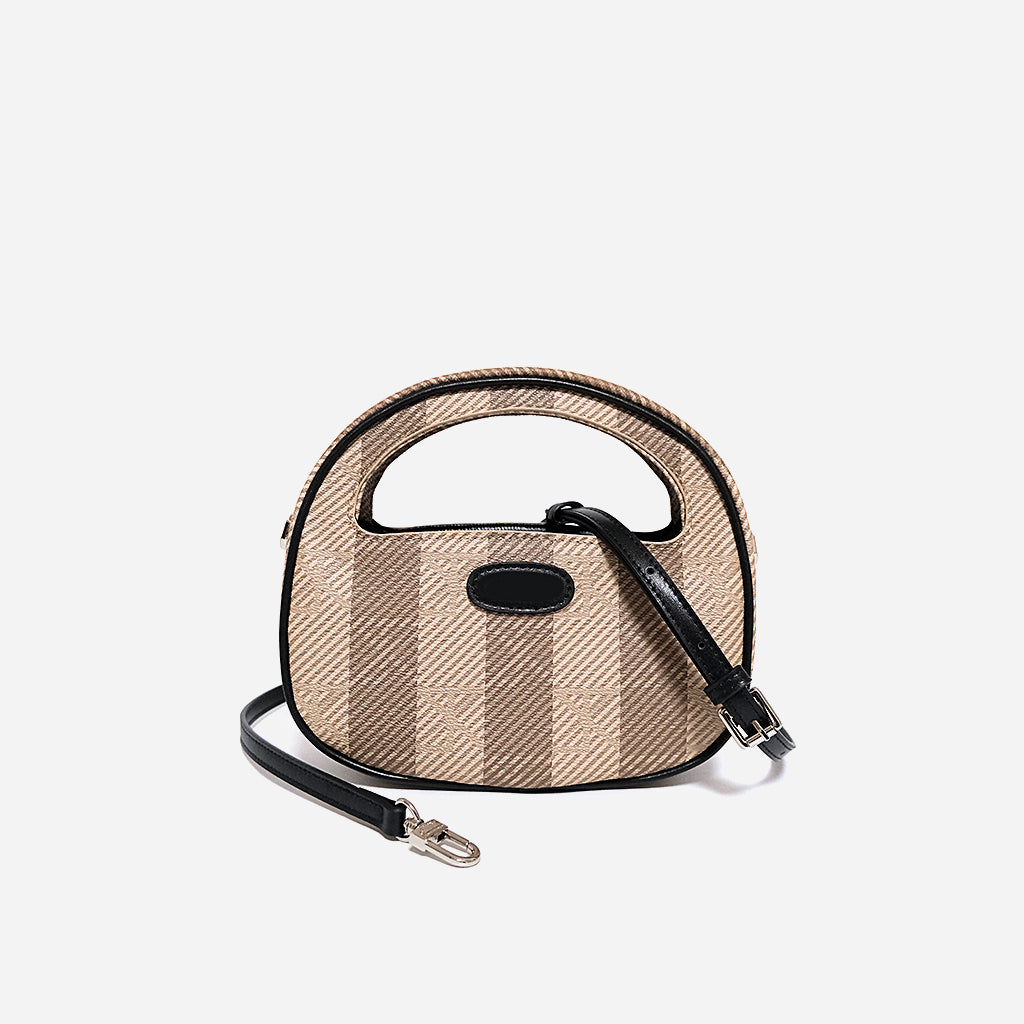 Round crossbody bag