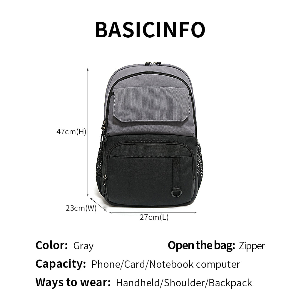 Japanese retro men's backpack