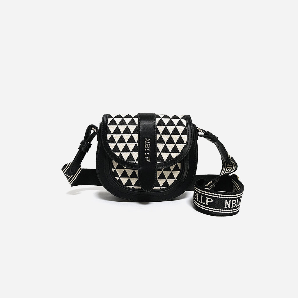 Plaid shoulder bag