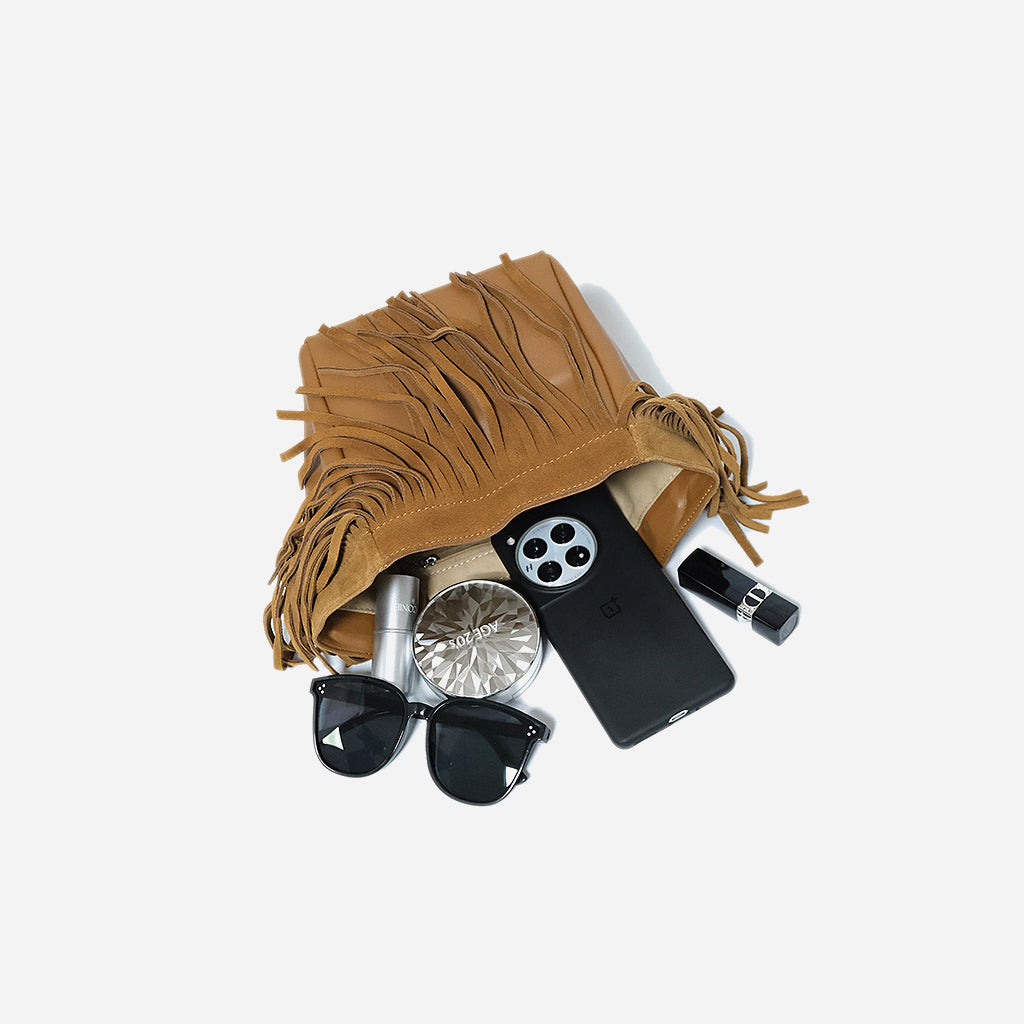 Tasseled bag